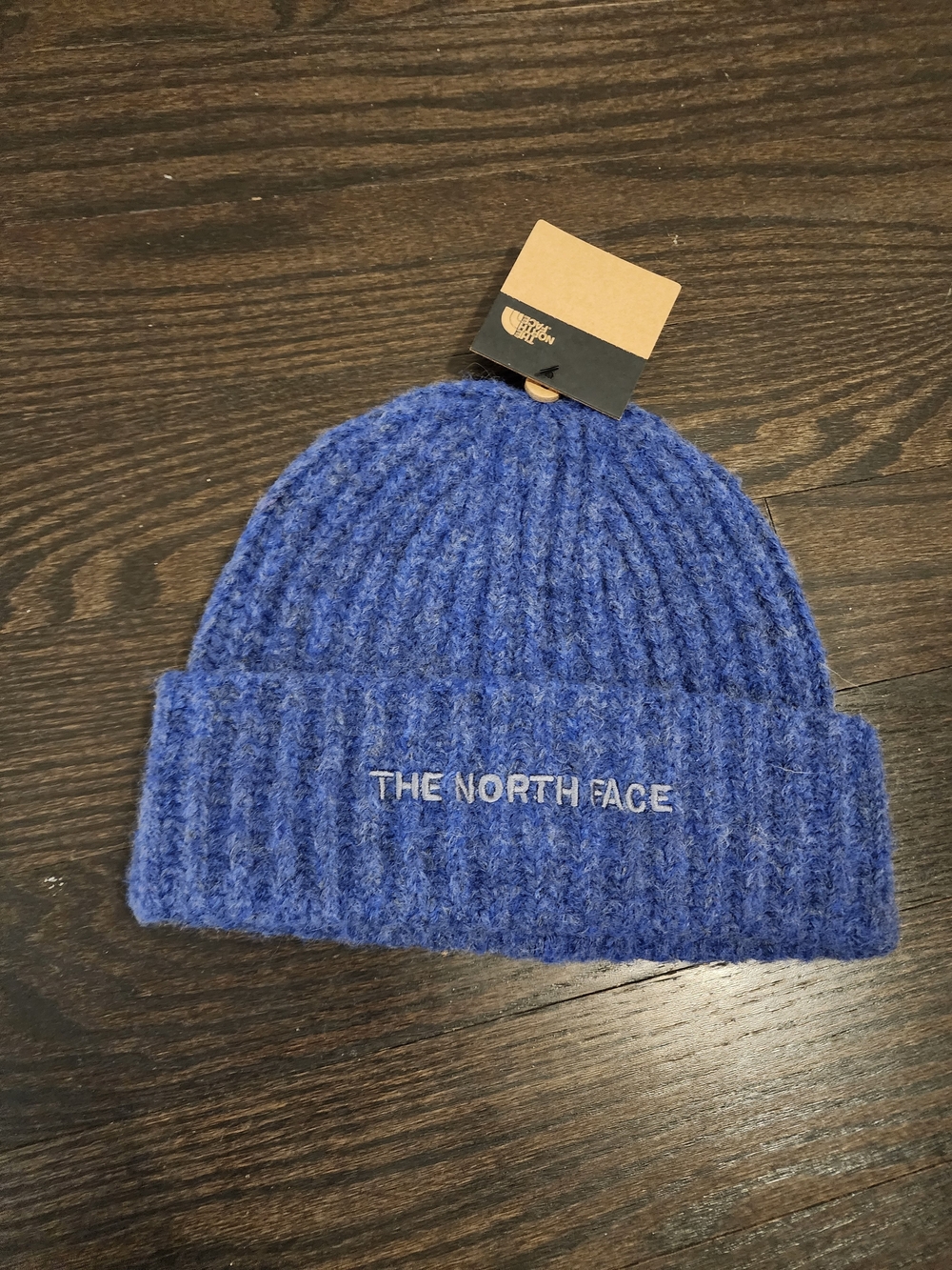 The North Face Royal Blue Ribbed Cuff Beanie